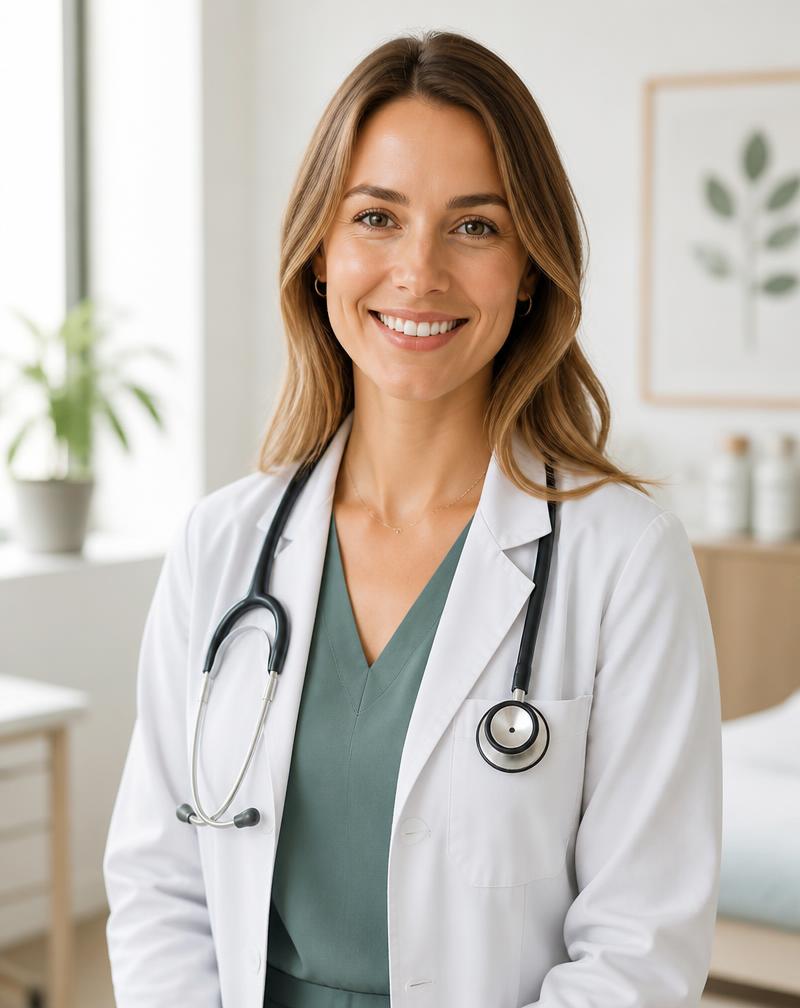 Portret lekarki Karoliny Lew, dermatolog w Centrum Medycznym Medica